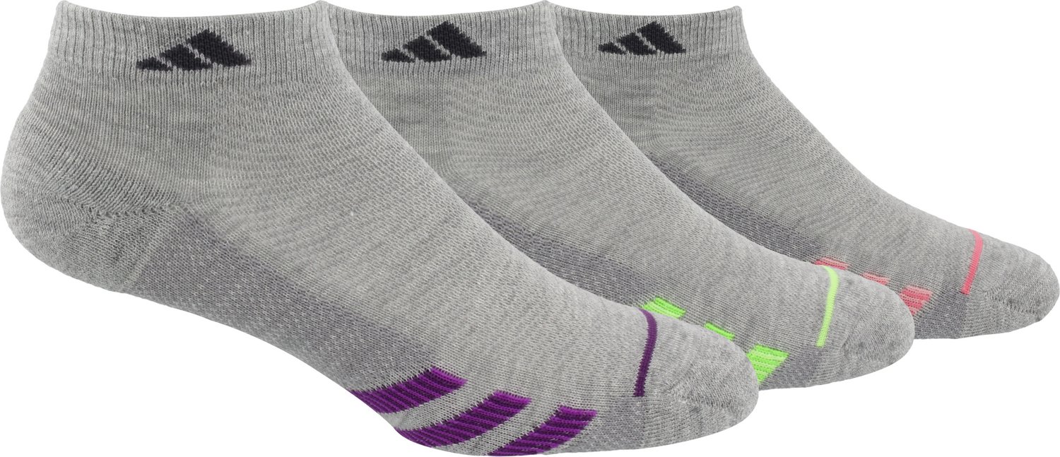 adidas Women's Superlite Stripe II Low Cut Socks 3 Pack | Academy