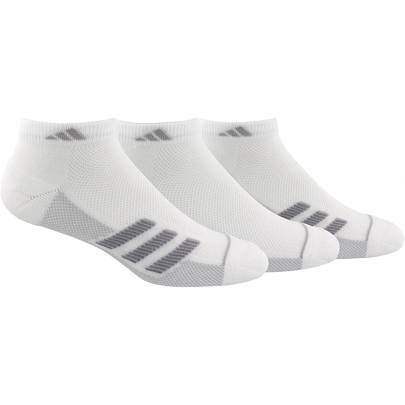 adidas Men's Superlite Stripe II Low Cut Socks 3 Pack                                                                            - view number 1