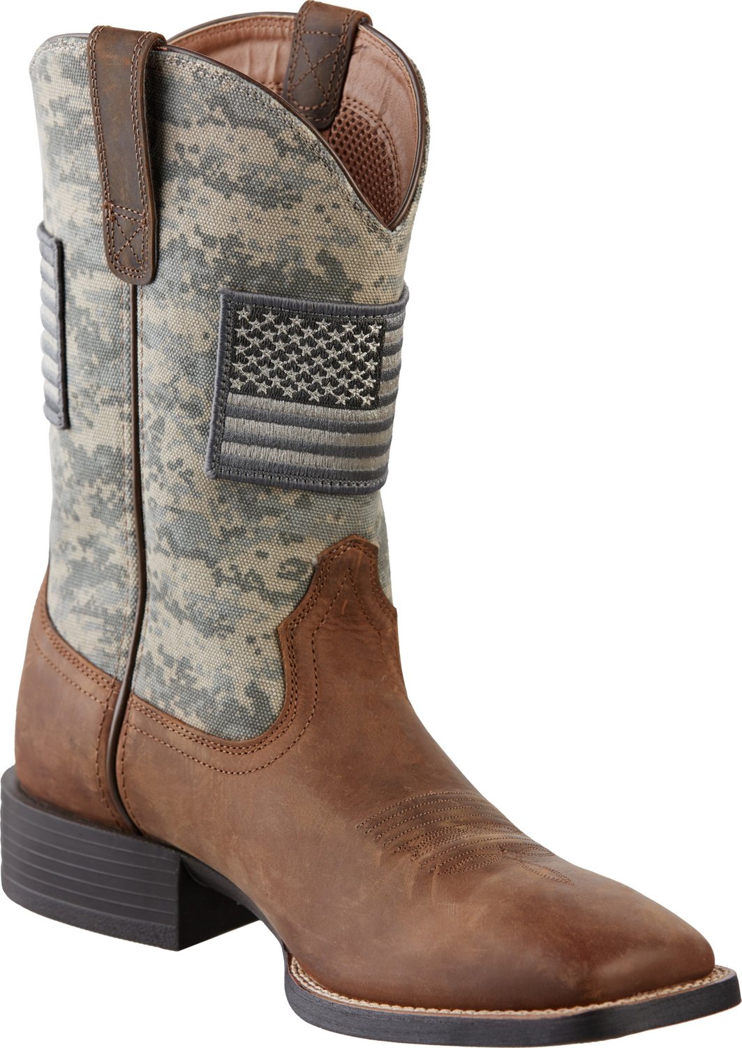 Ariat Men's Sport Patriot Camo Western Boots | Academy