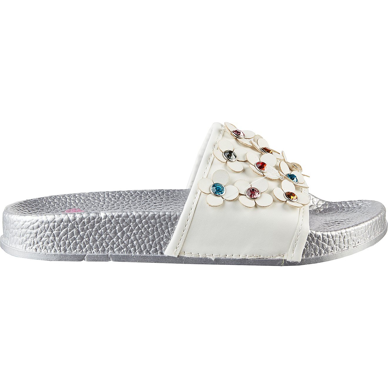 O'Rageous Girls' Floral Stone Beach Slides                                                                                       - view number 1