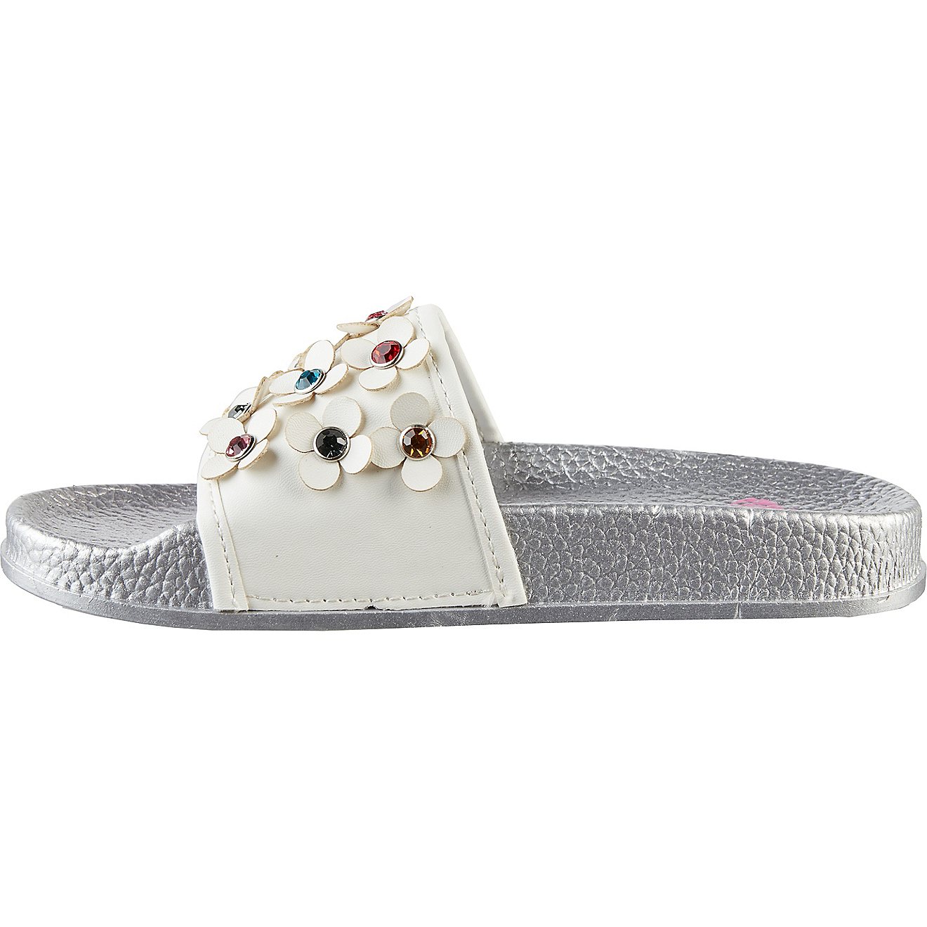 O'Rageous Girls' Floral Stone Beach Slides                                                                                       - view number 2