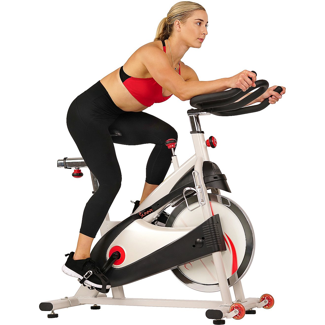 Sunny Health & Fitness Belt Drive Premium Indoor Cycling Bike                                                                    - view number 12