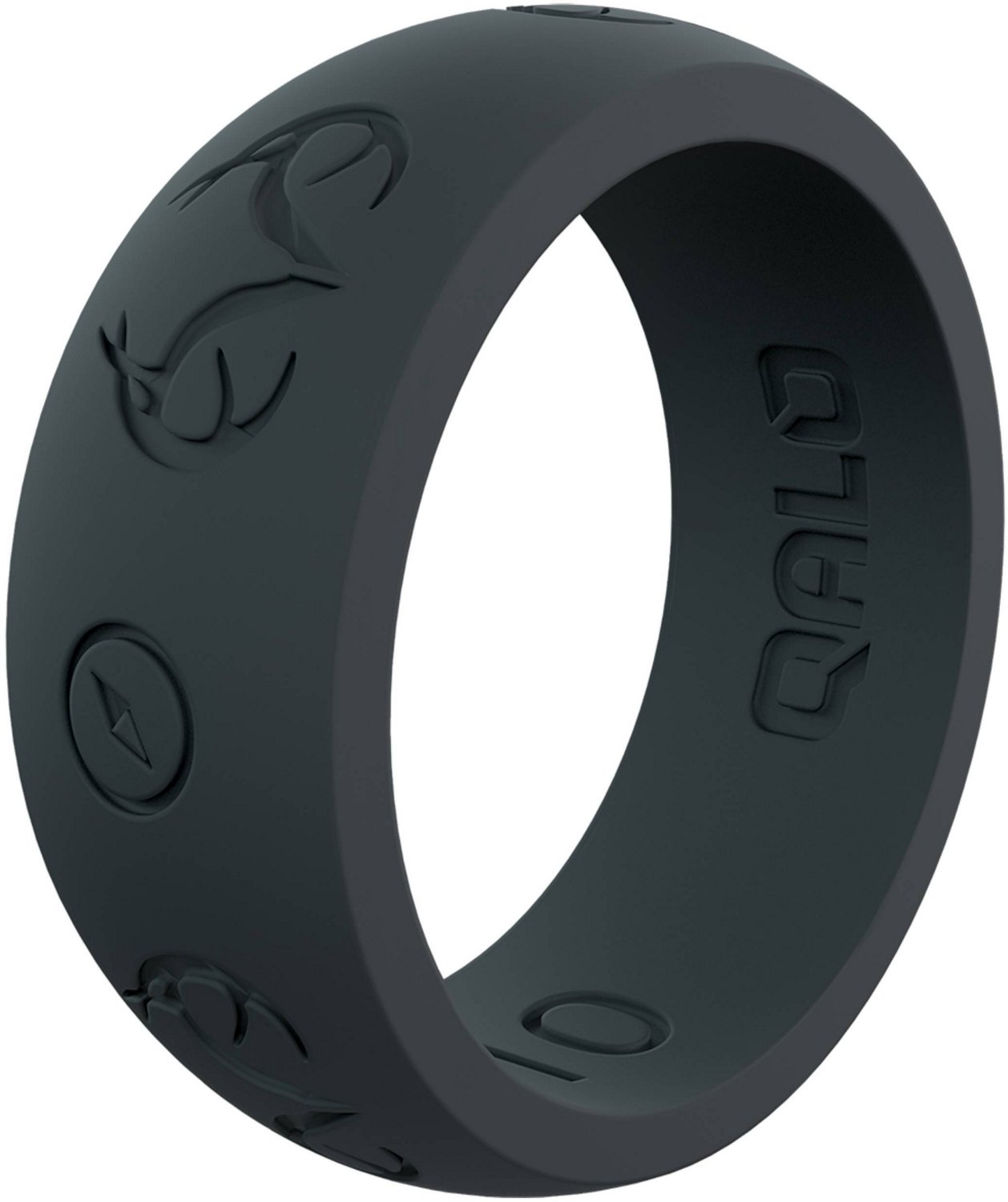 QALO Men's Classic Realtree Antler Silicone Ring Academy