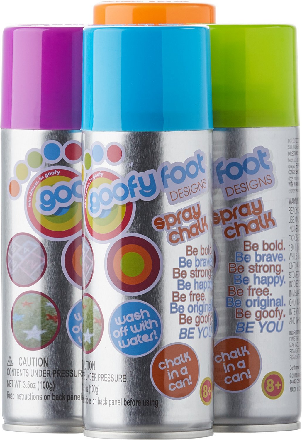 Boley Goofy Foot 3.5 oz Spray Chalk 4-Pack | Academy