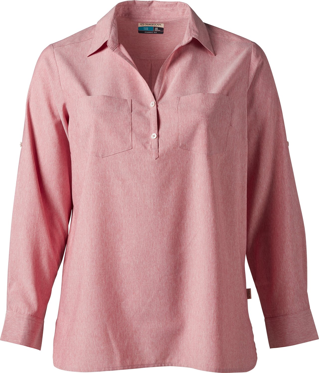 Magellan Outdoors Women's Cute Catch Plus Size Long Sleeve