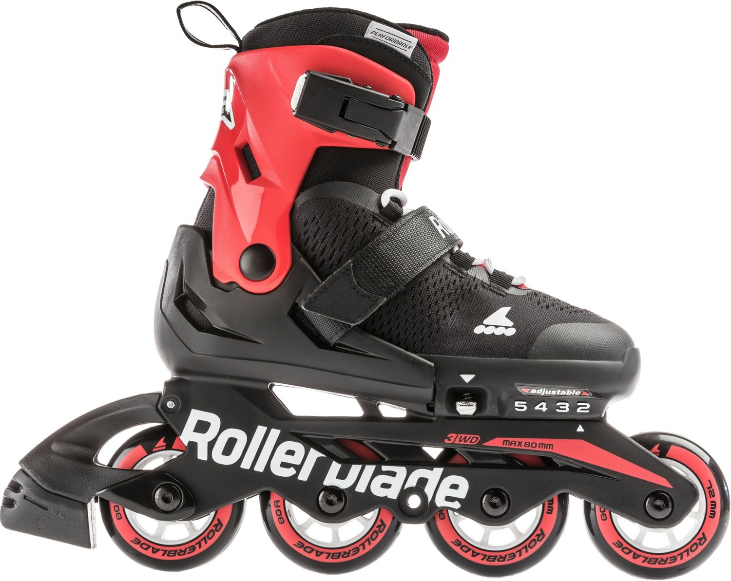 Rollerblade Boys' Microblade Adjustable Fitness In-Line Skates | Academy