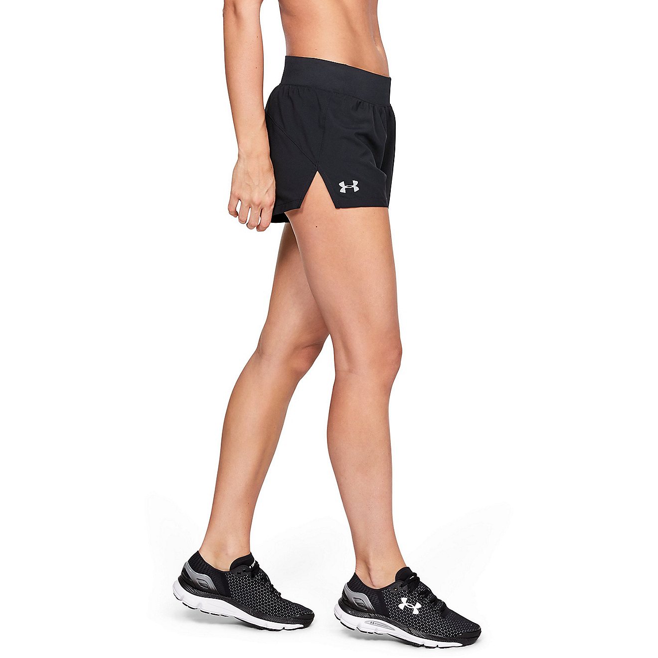 Under Armour Women's Launch SW Go All Day Running Shorts 3 in                                                                    - view number 3