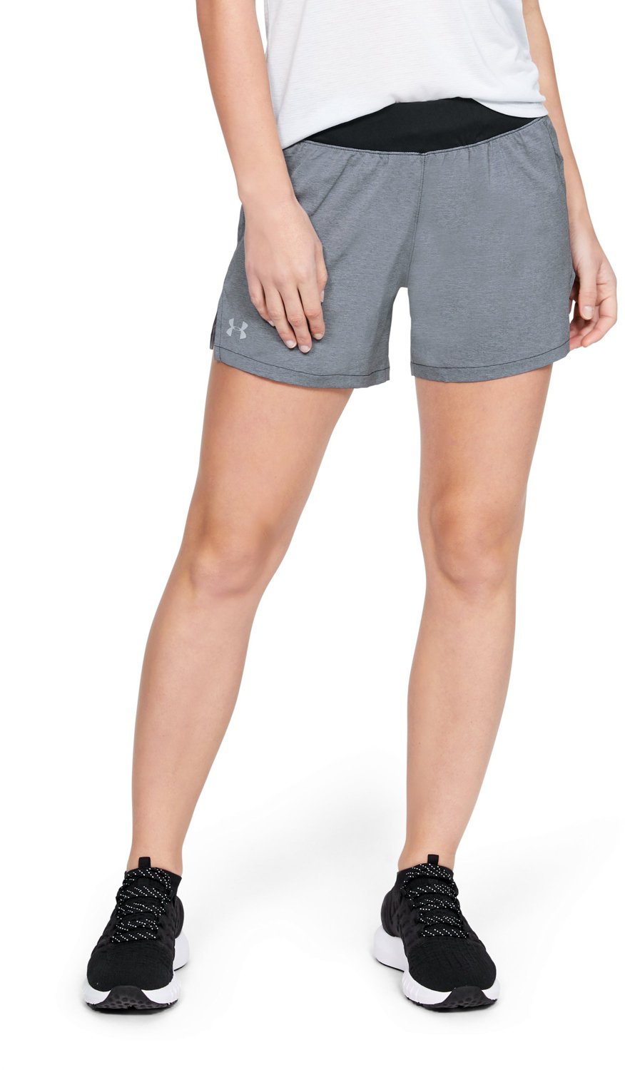 Under Armour Women's Launch SW Go Long Running Shorts 5 in Academy