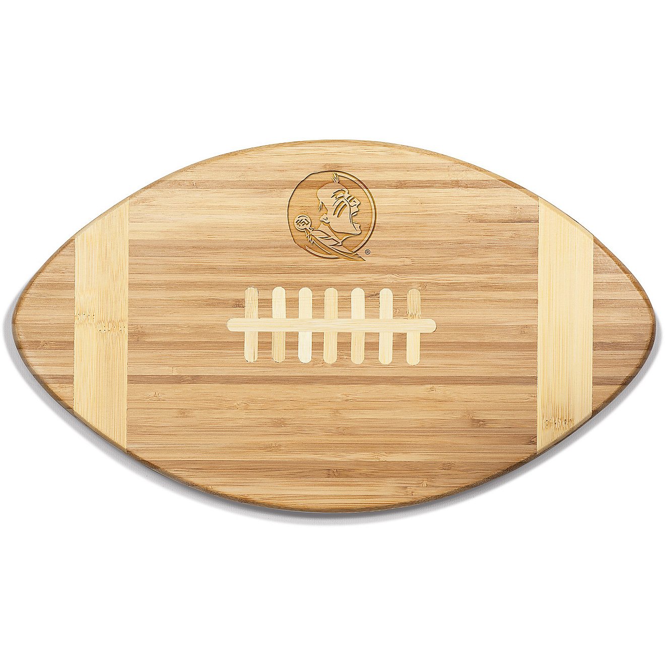 Picnic Time Florida State University Touchdown Football Cutting Board and Serving Tray                                           - view number 1