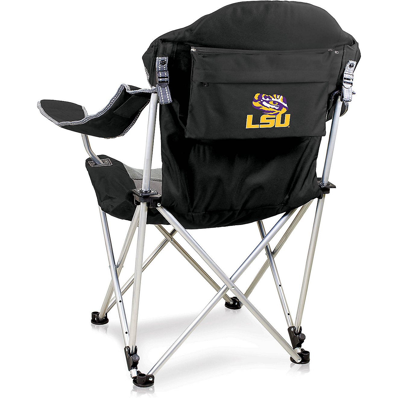 Picnic Time Louisiana State University Reclining Camp Chair                                                                      - view number 1