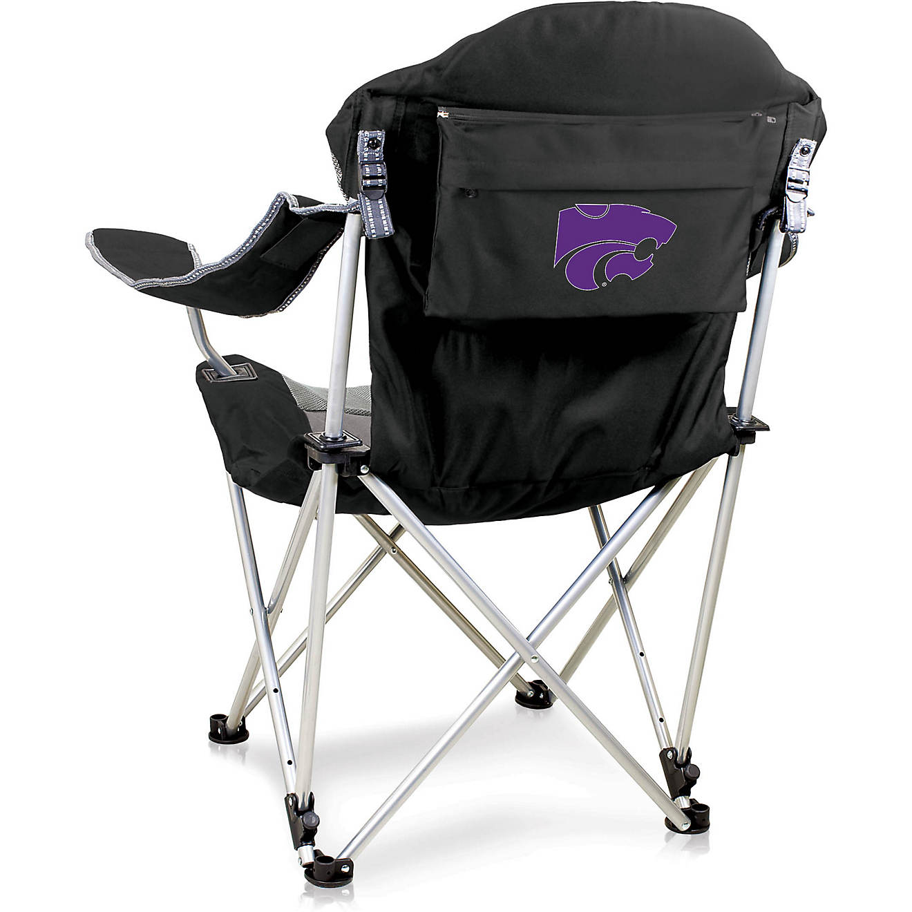 Picnic Time Kansas State University Reclining Camp Chair                                                                         - view number 1