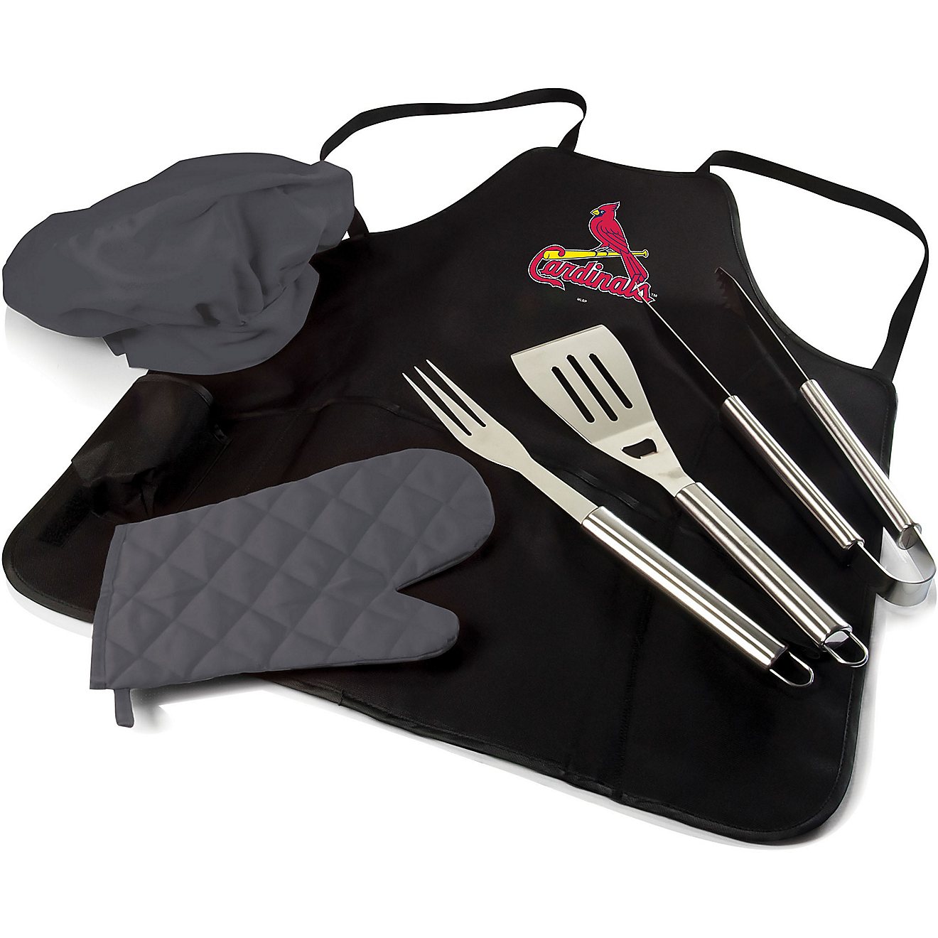 Picnic Time St. Louis Cardinals Barbecue Pro Grill Set                                                                           - view number 1
