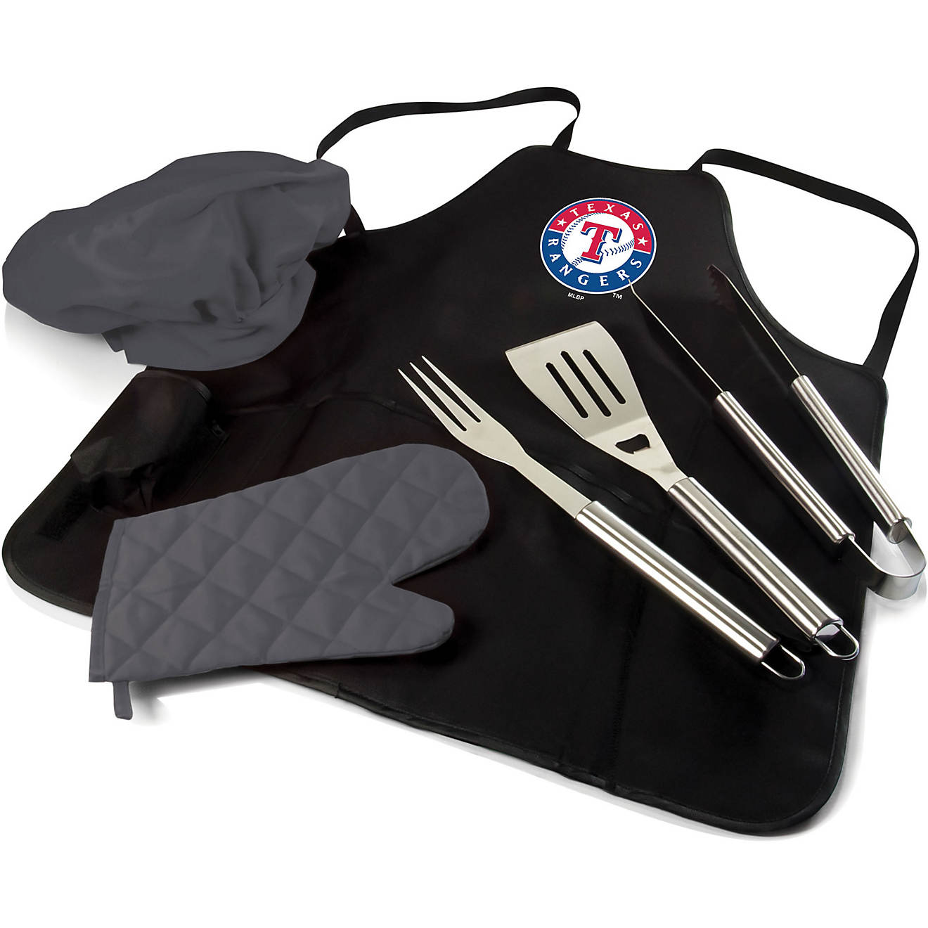 Picnic Time Texas Rangers Barbecue Pro Grill Set                                                                                 - view number 1