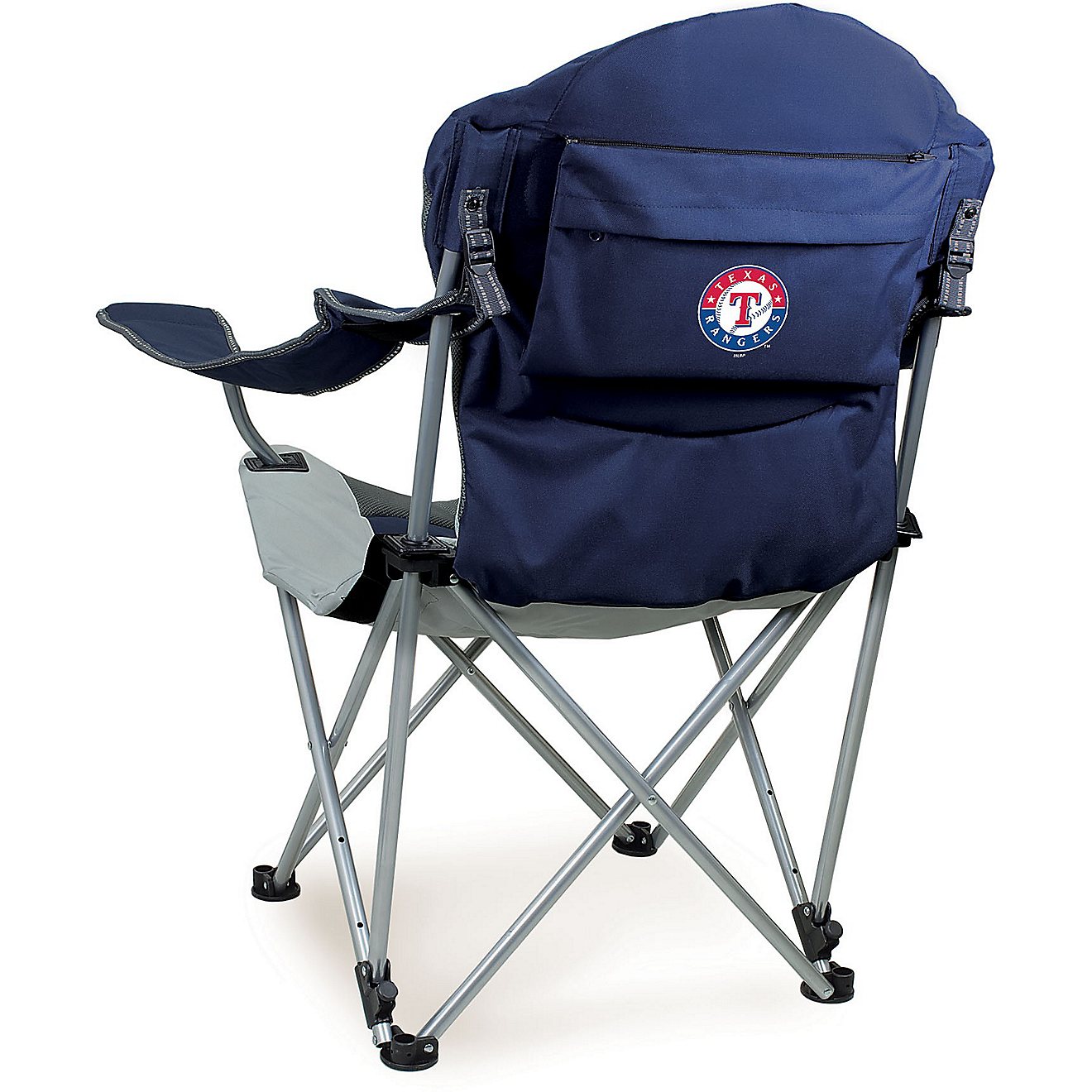 Picnic Time Texas Rangers Reclining Camp Chair                                                                                   - view number 1
