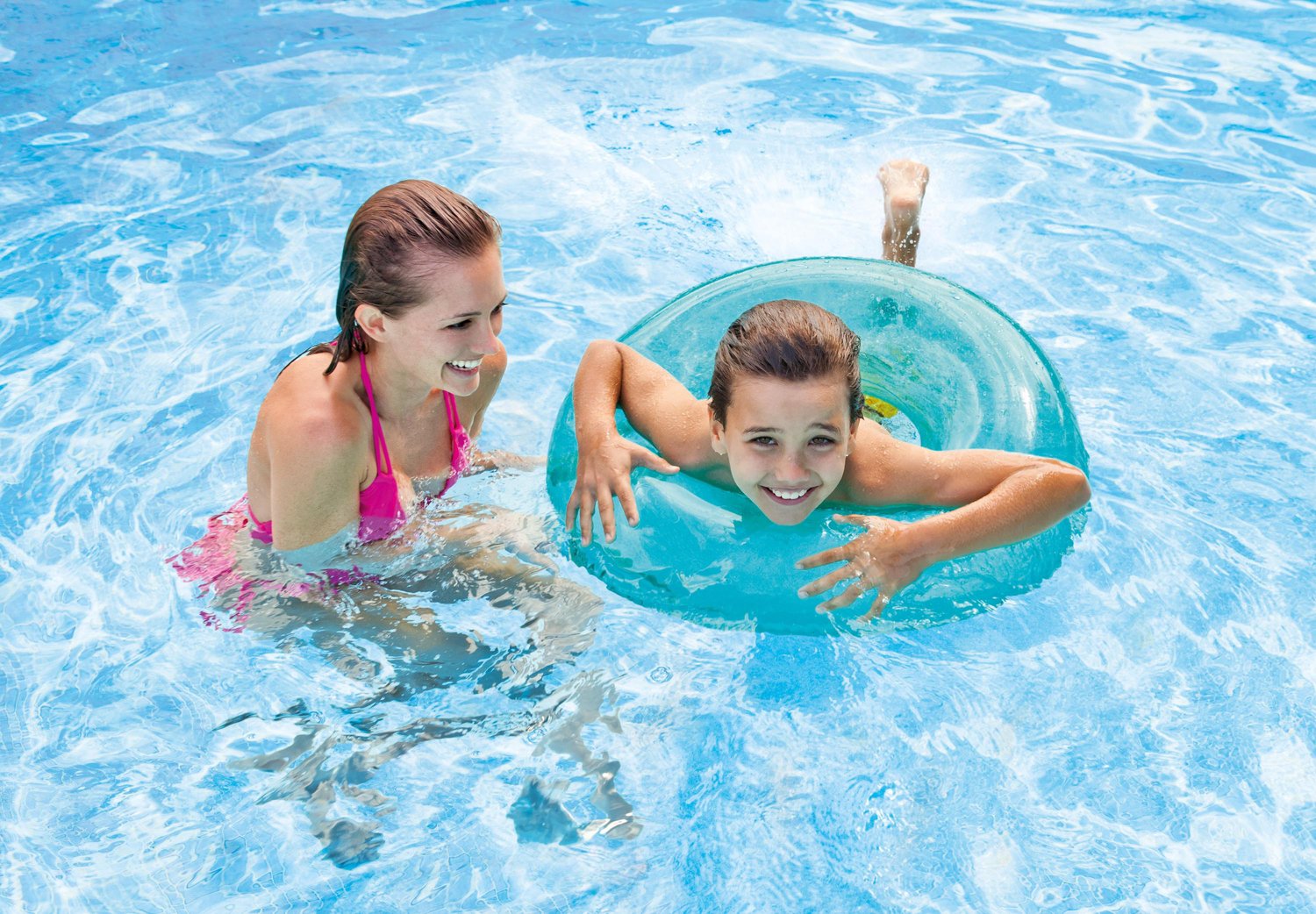 neon pool floats