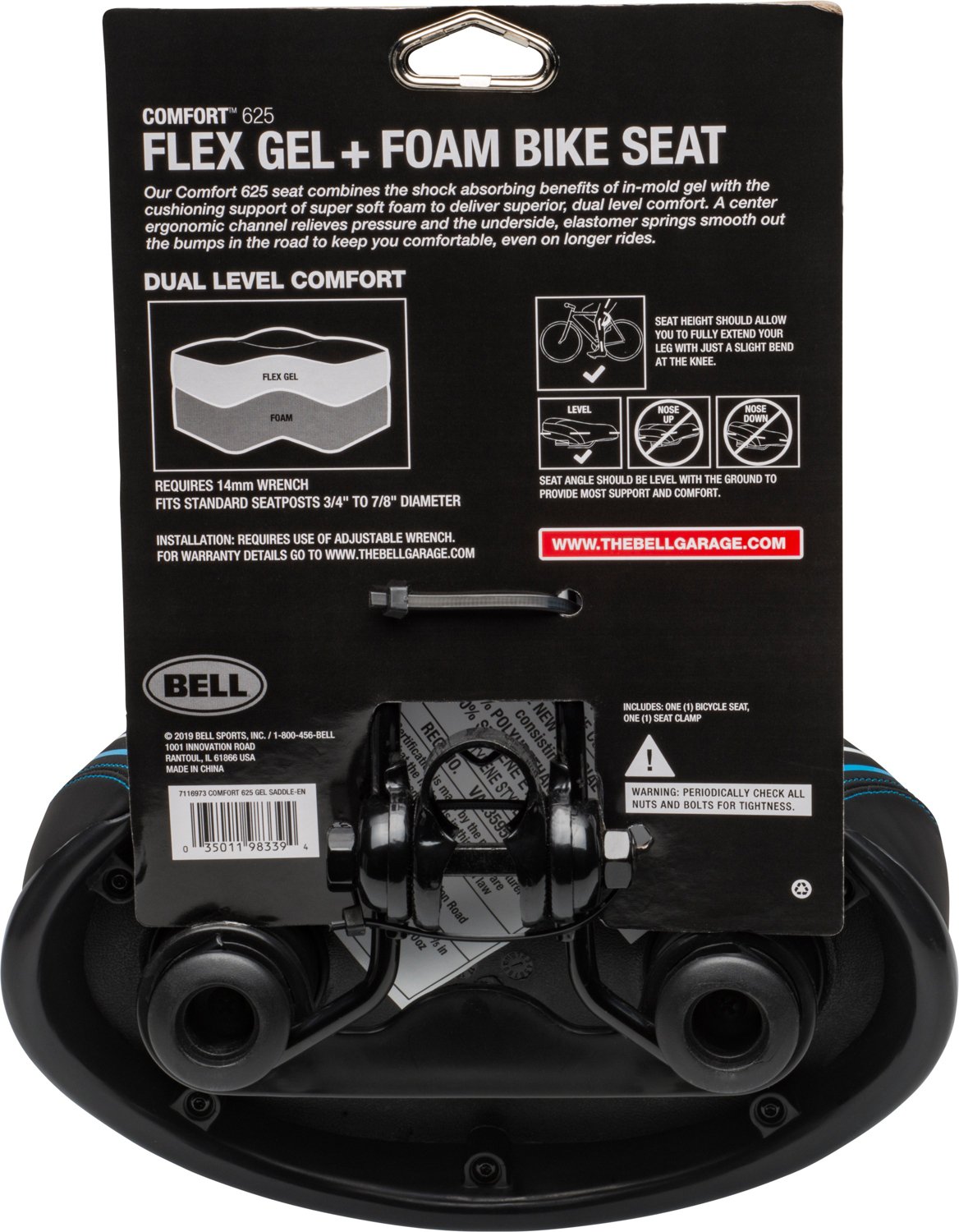 bell comfort bike seat