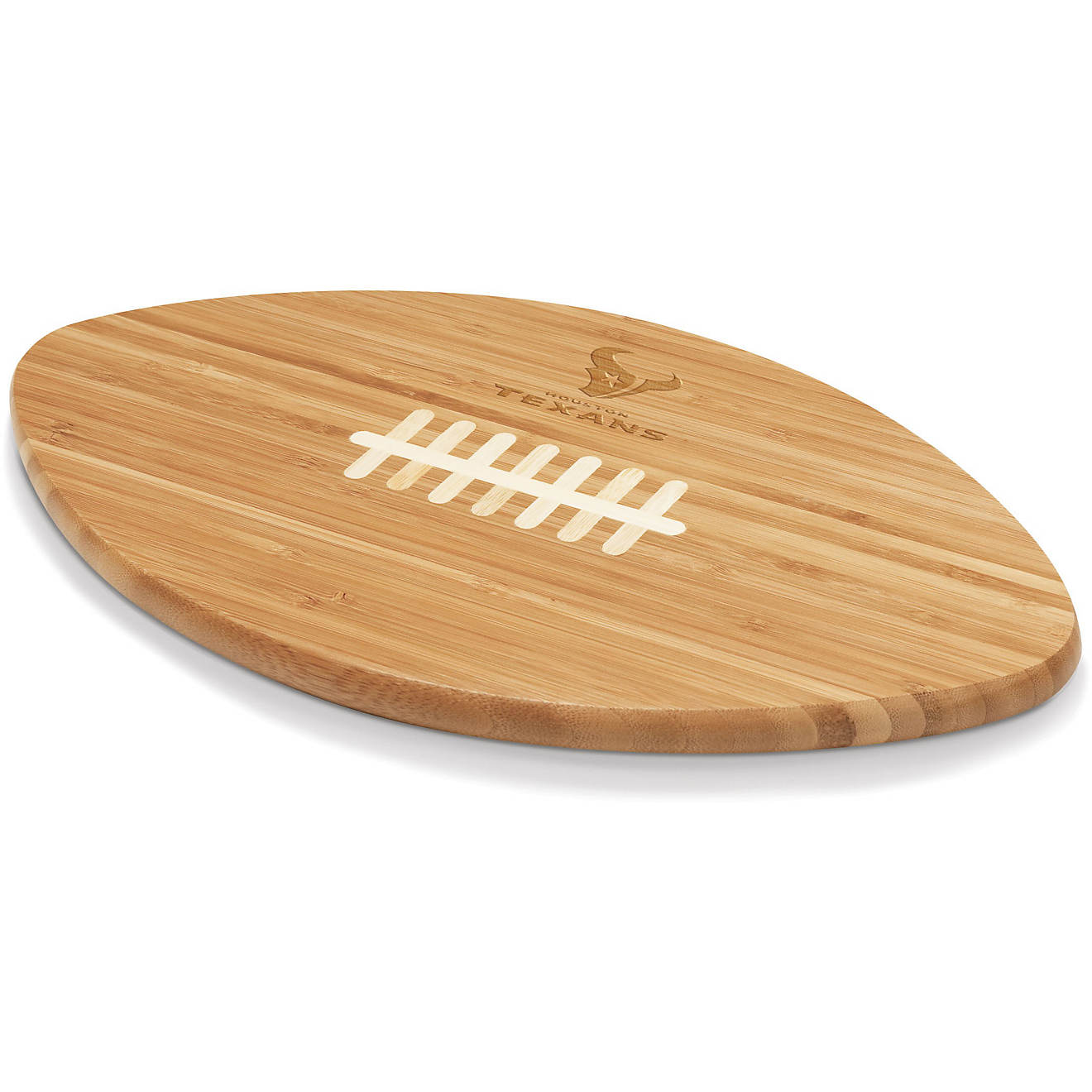 Picnic Time Houston Texans Touchdown Football Cutting Board and Serving Tray                                                     - view number 1
