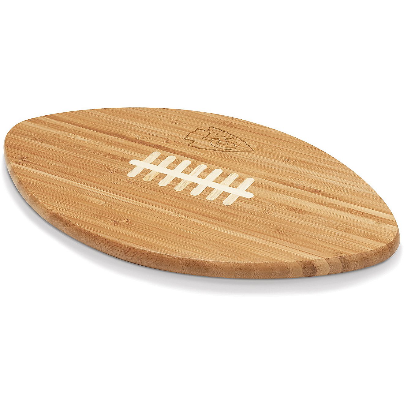 Picnic Time Kansas City Chiefs Touchdown Football Cutting Board and Serving Tray                                                 - view number 1