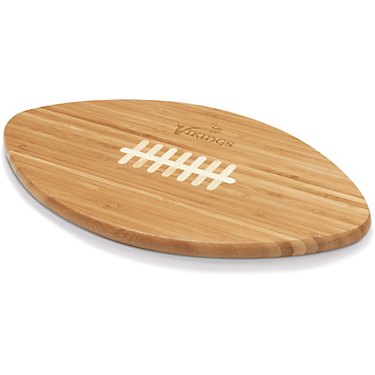 Picnic Time Minnesota Vikings Touchdown Football Cutting Board and Serving Tray