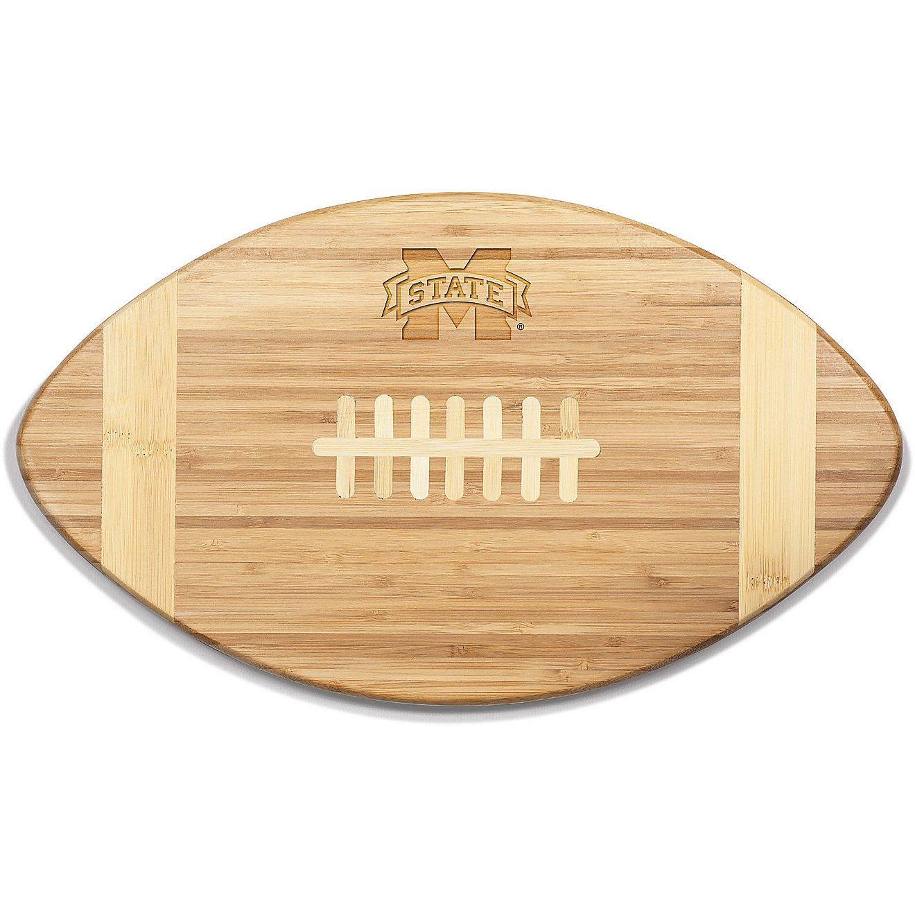 Picnic Time Mississippi State University Touchdown Football Cutting Board and Serving Tray                                       - view number 1