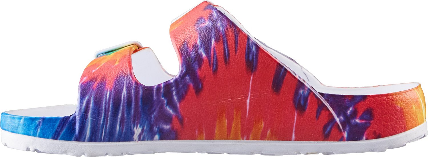 academy tie dye sandals