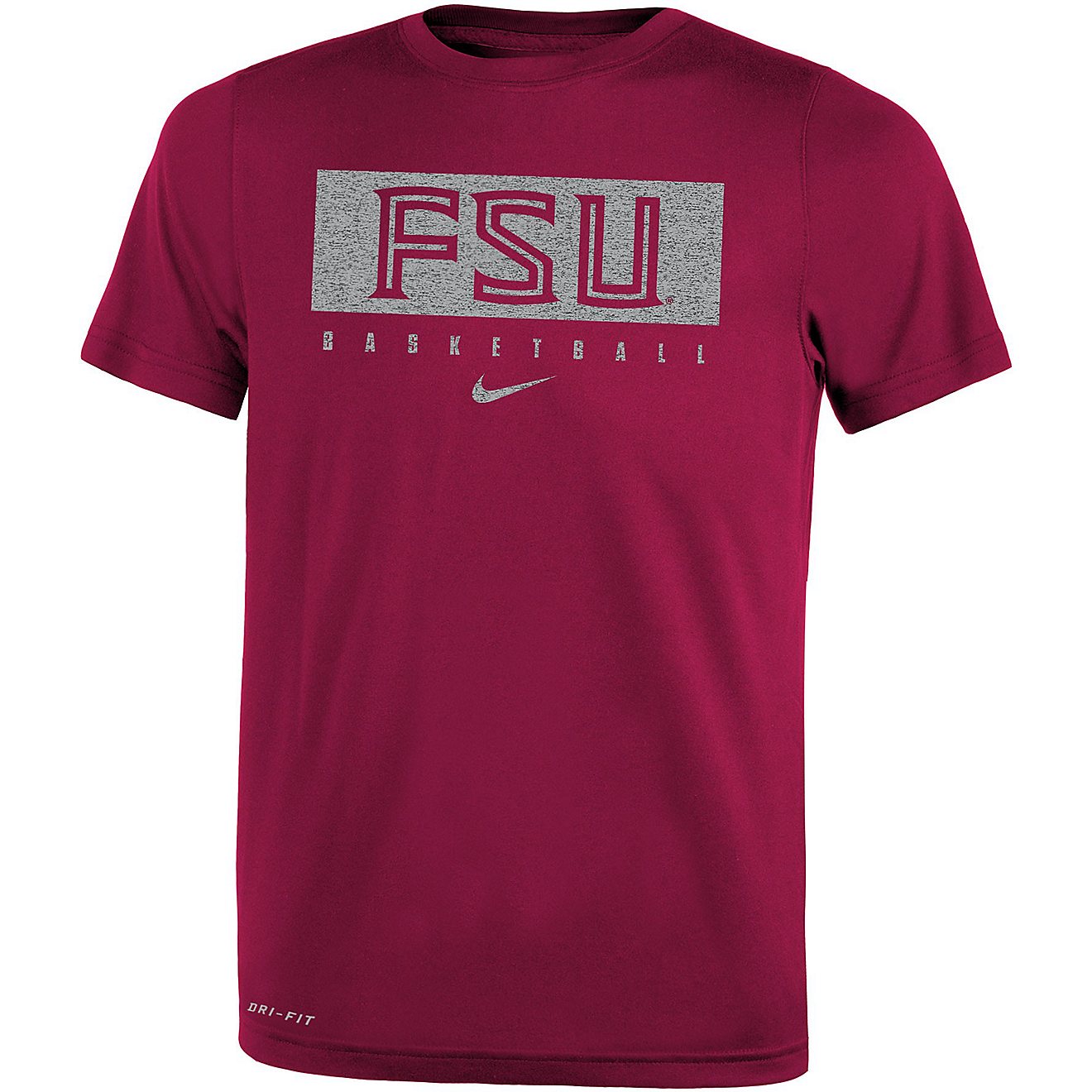 Nike Boys' Florida State University Basketball Dri-FIT Legend 2.0 T-shirt                                                        - view number 1