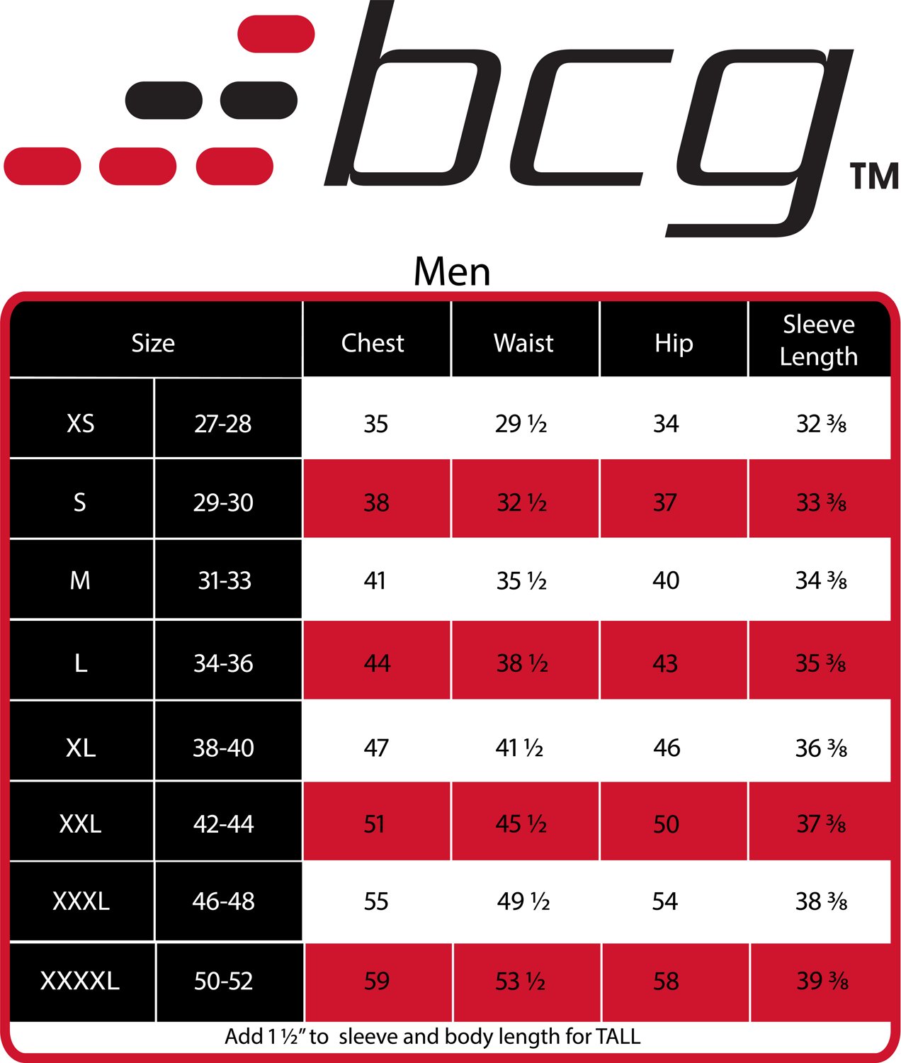 Basketball Shorts Size Chart