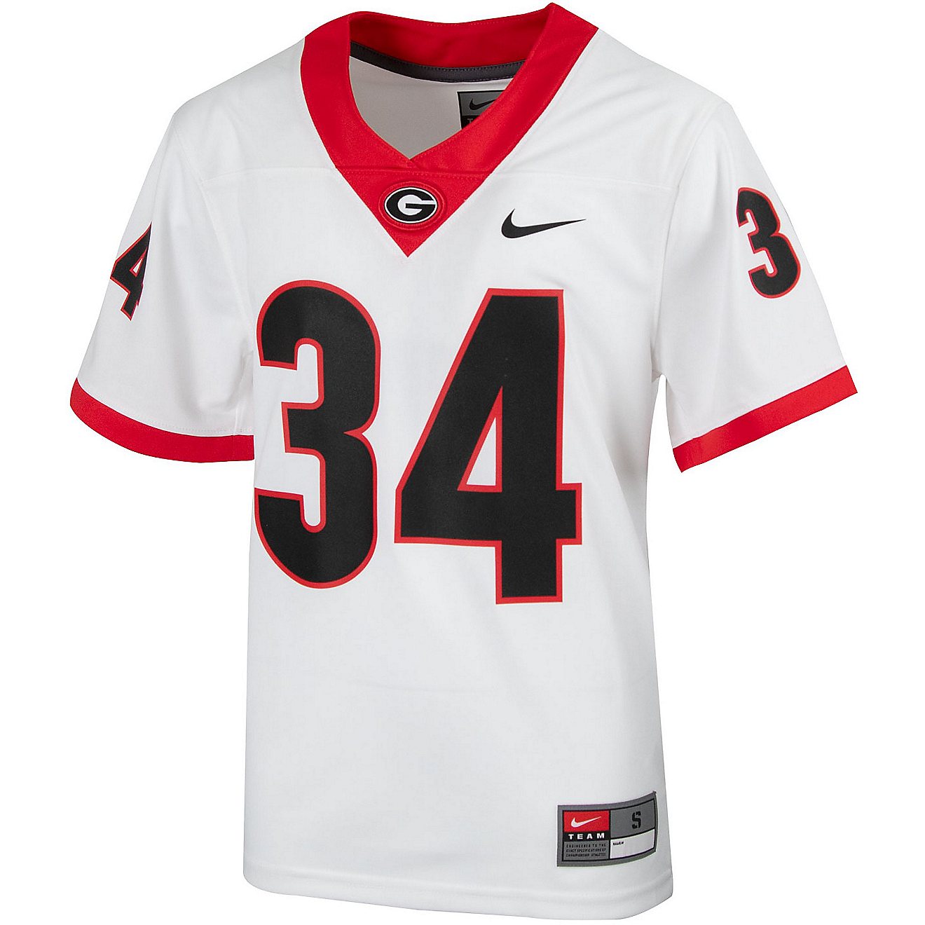 Nike Boys' University of Georgia Young Athletes Replica Football Jersey                                                          - view number 1