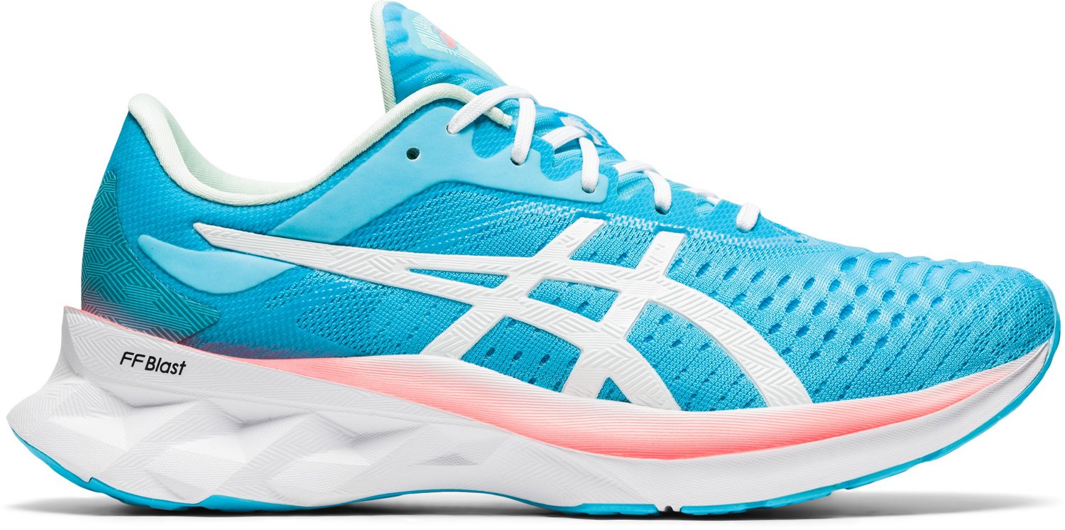 bright asics running shoes
