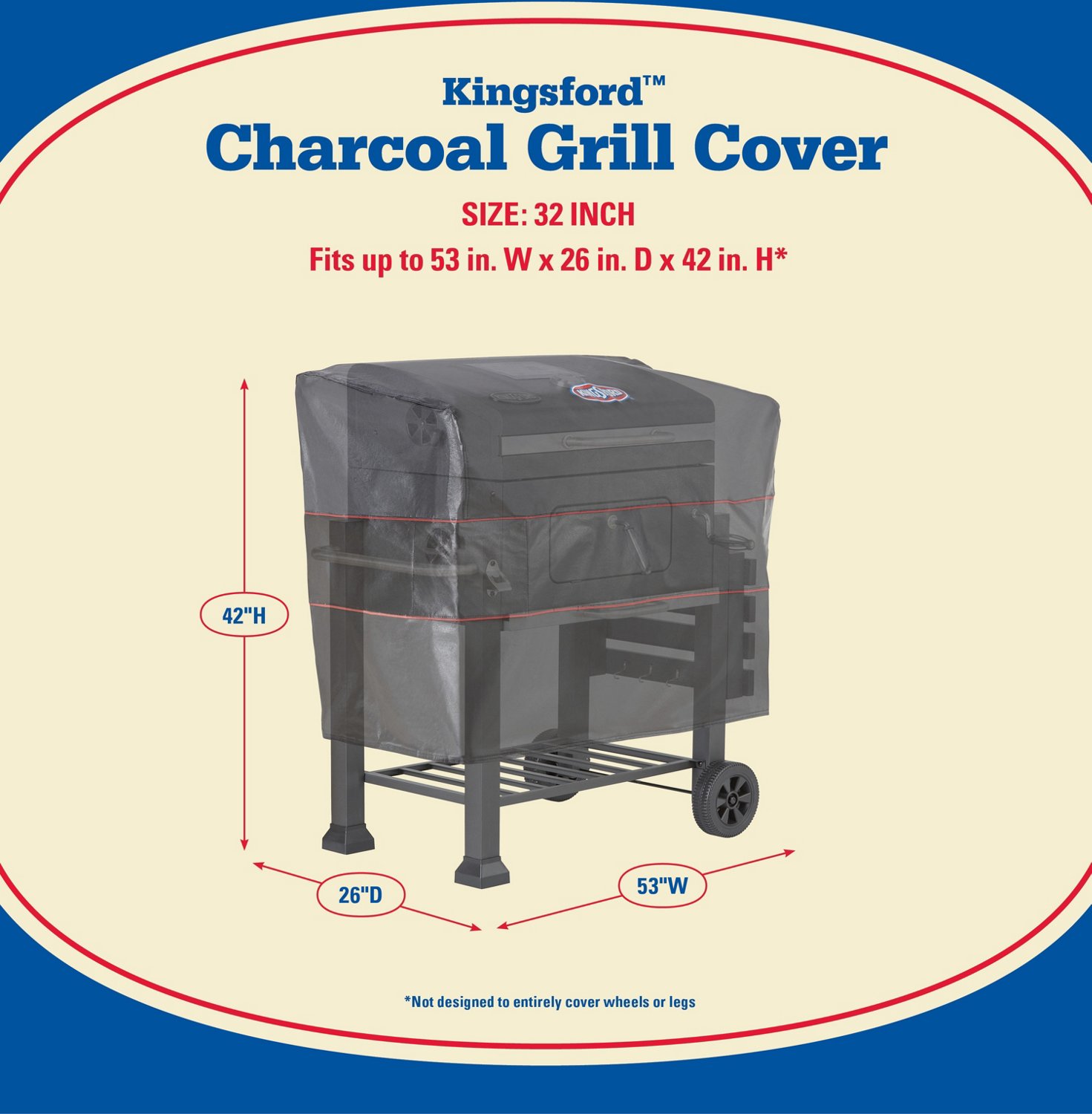 Kingsford 32 in Charcoal Grill Cover Academy
