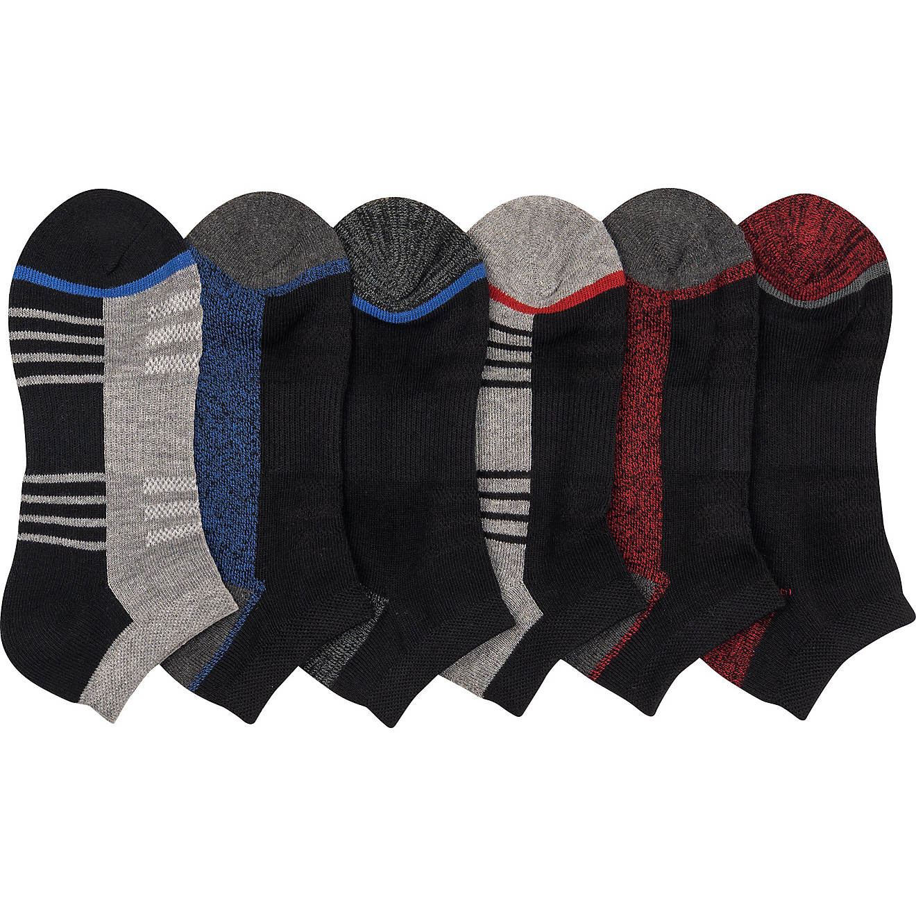 BCG Kids' Cushion No-Show Socks 6 Pack                                                                                           - view number 1