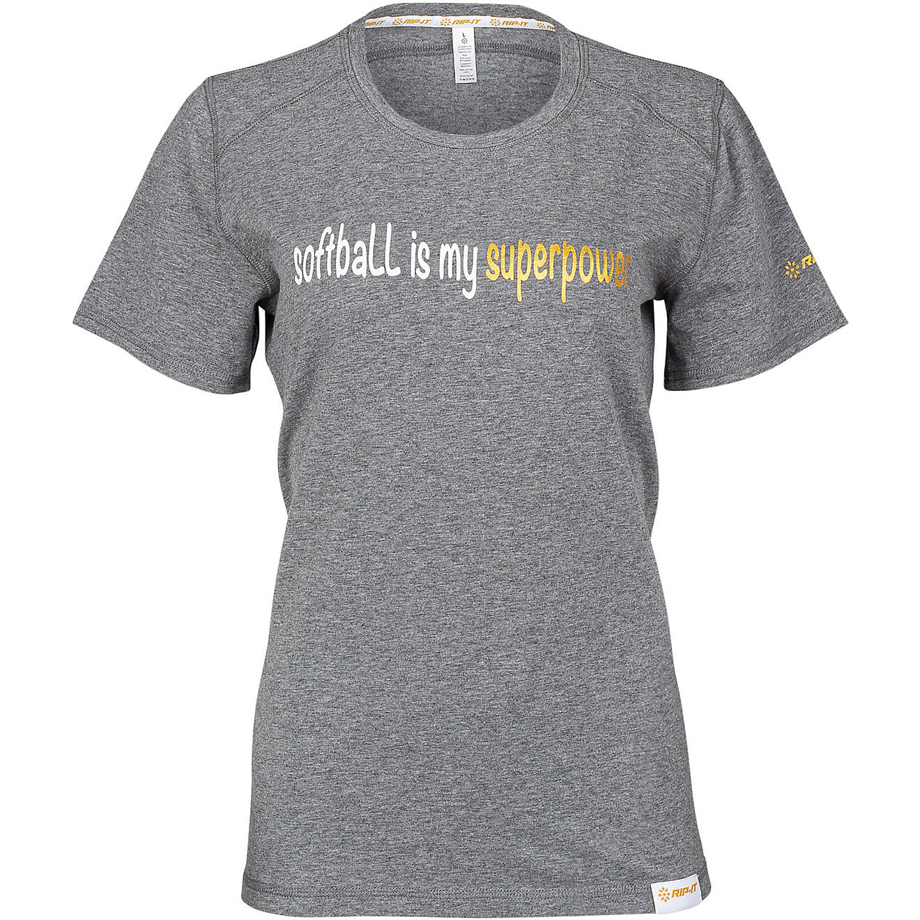 RIP-IT Women's Softball Is My Superpower Graphic T-shirt                                                                         - view number 1