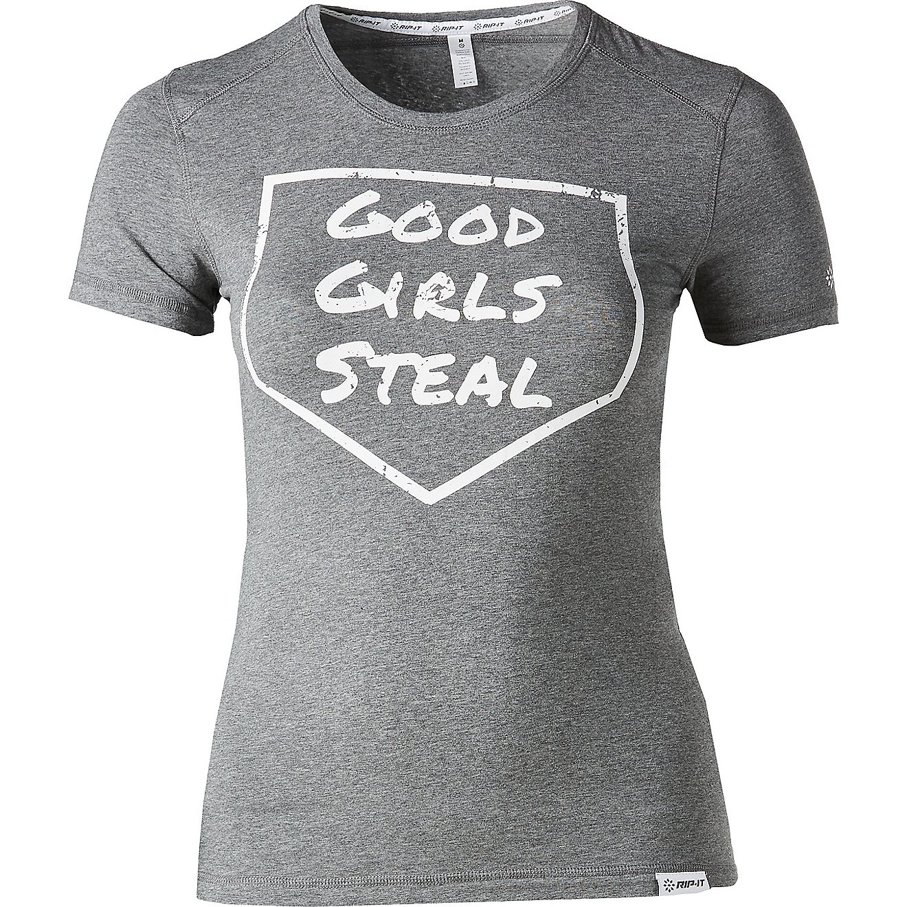 RIP-IT Women's Good Girls Steal Softball Graphic T-shirt                                                                         - view number 1