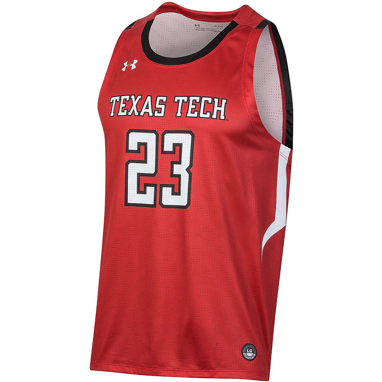 Under Armour Men's Texas Tech University 23 Basketball Replica Jersey                                                            - view number 1