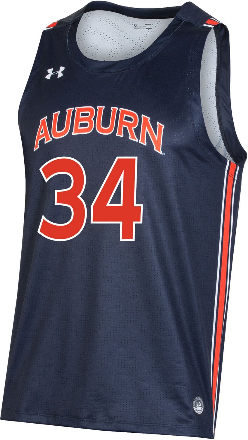 Under Armour Boys' Auburn University 34 Basketball Replica Jersey Academy