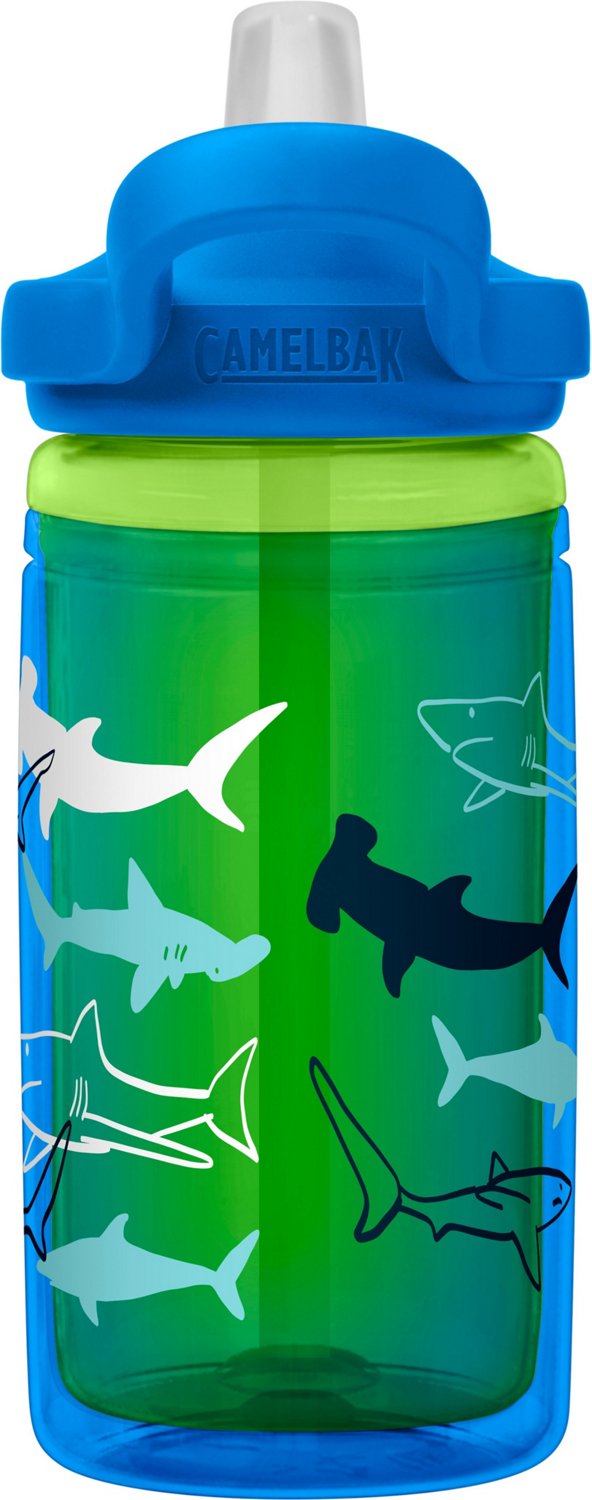 CamelBak Eddy+ Kids Scuba Sharks 14 oz Water Bottle Academy