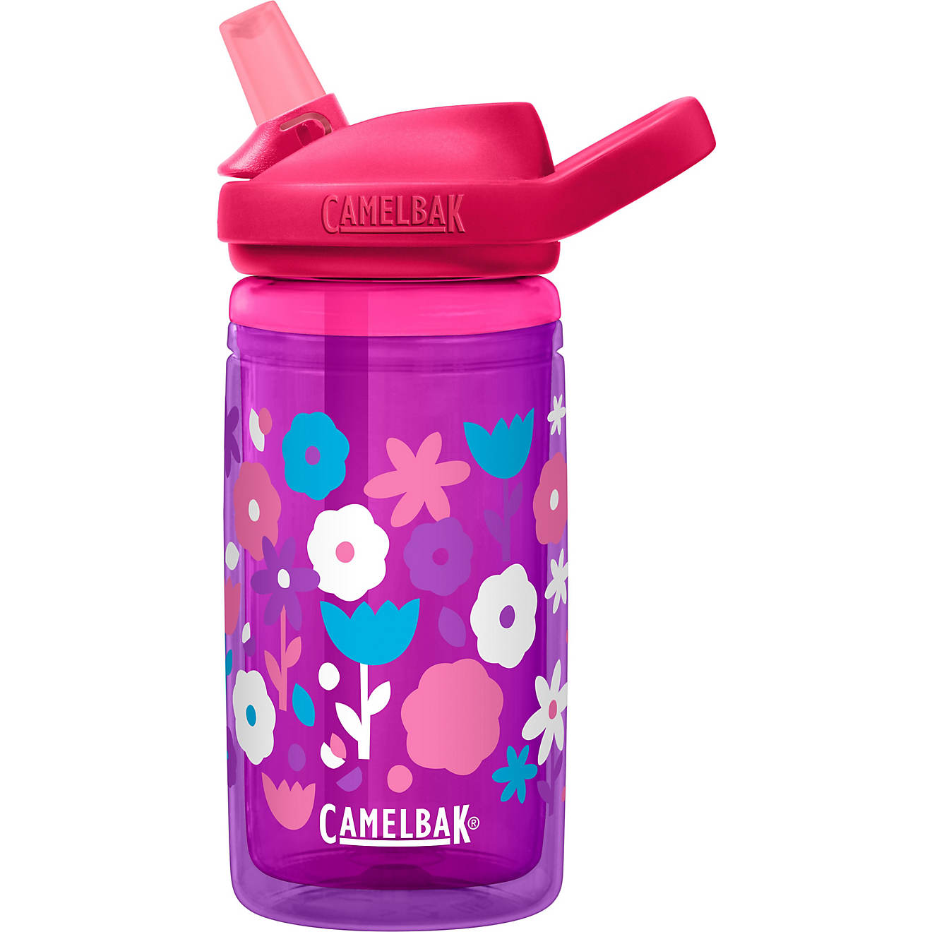 CamelBak Eddy+ Kids Flower Power 14 oz Insulated Water Bottle                                                                    - view number 1