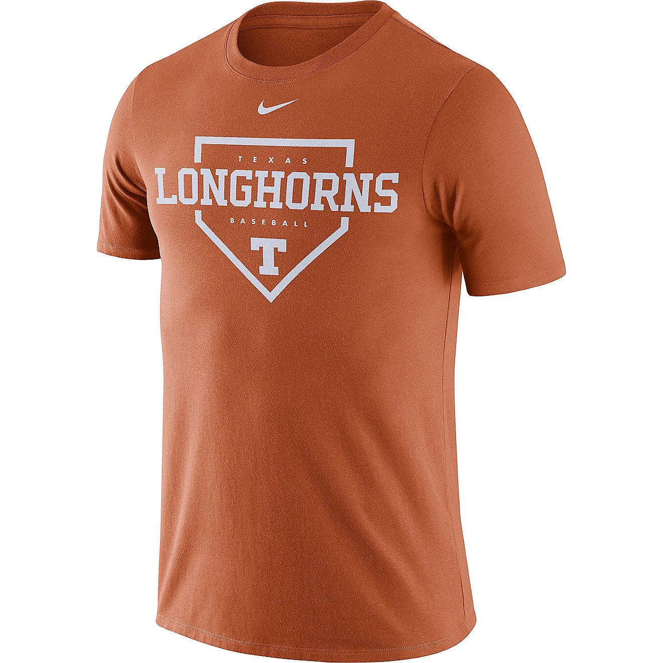 Nike Men's University of Texas Dri-FIT Baseball Plate T-shirt                                                                    - view number 1