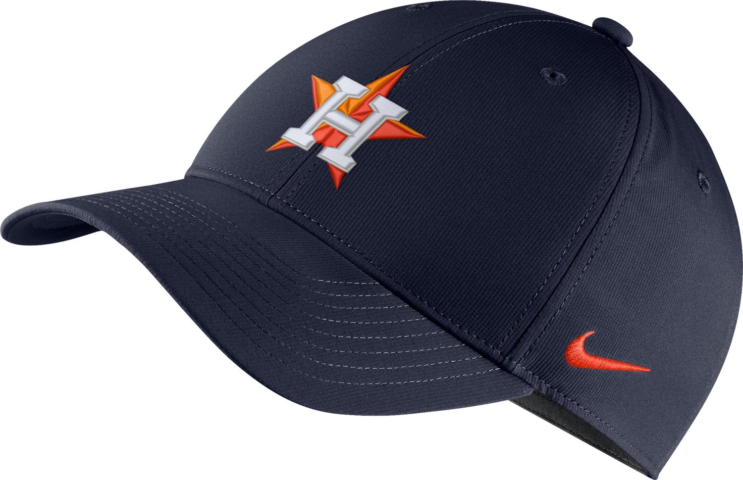 Nike Men's Houston Astros Dri-FIT Performance Legacy91 Primary Logo Cap ...