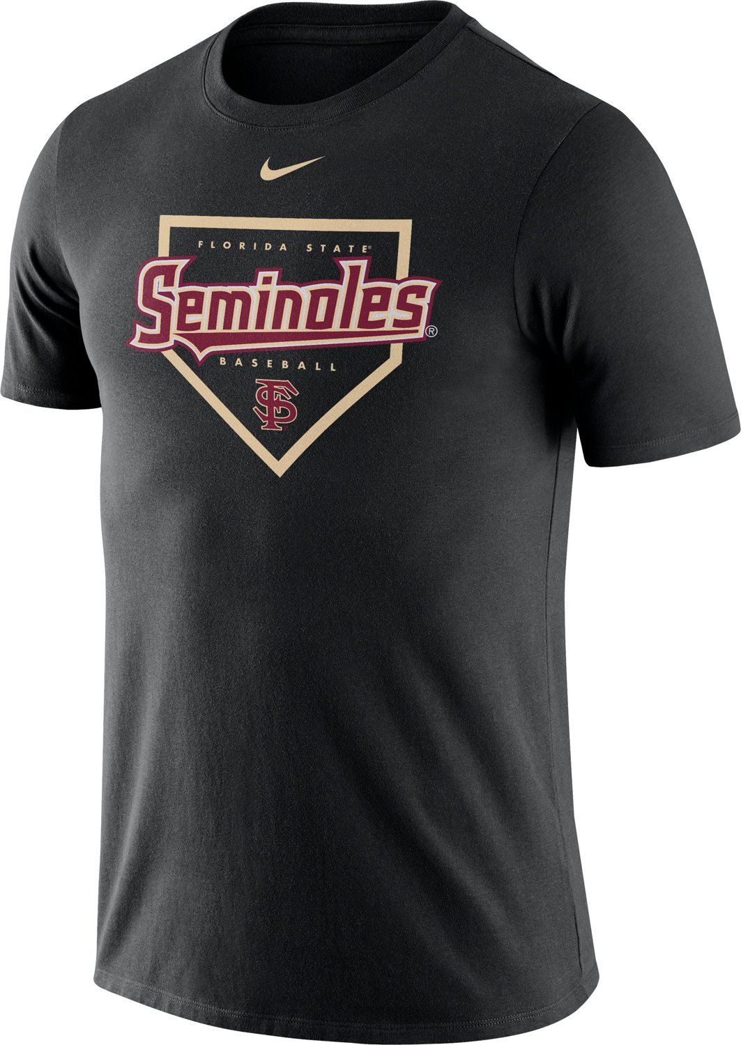 Nike Men's Florida State University Dri-FIT Baseball Plate T-shirt ...
