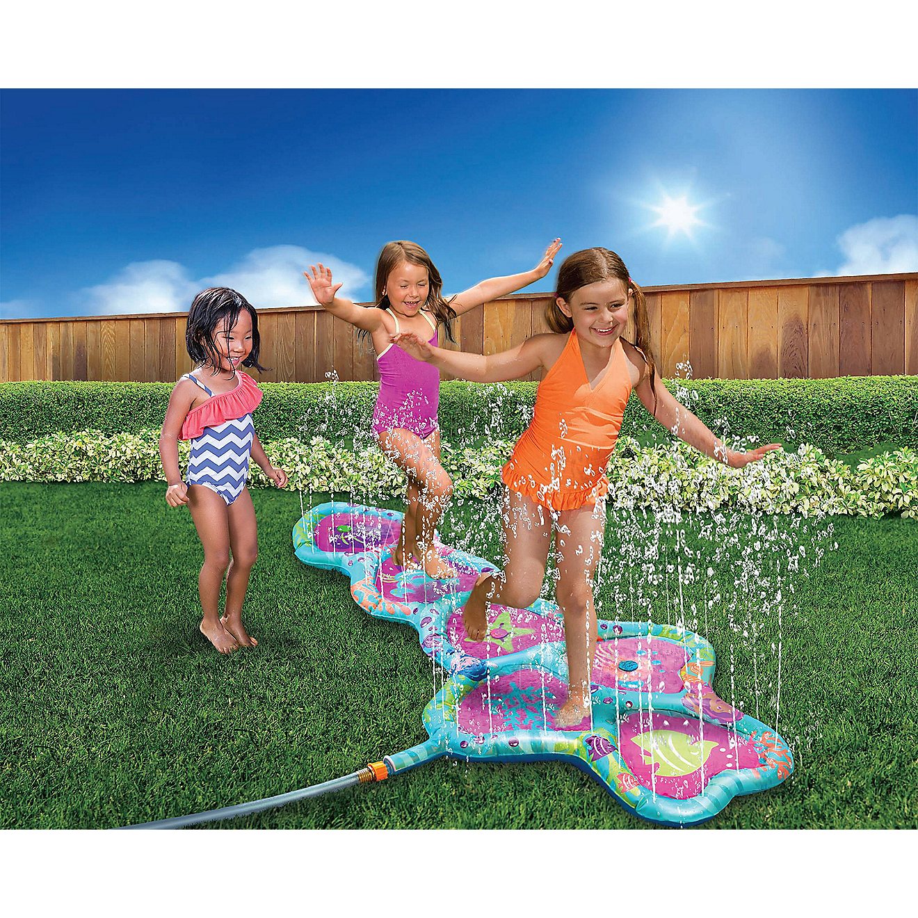 Banzai Kids' Mermaid Hopscotch Sprinkler                                                                                         - view number 2