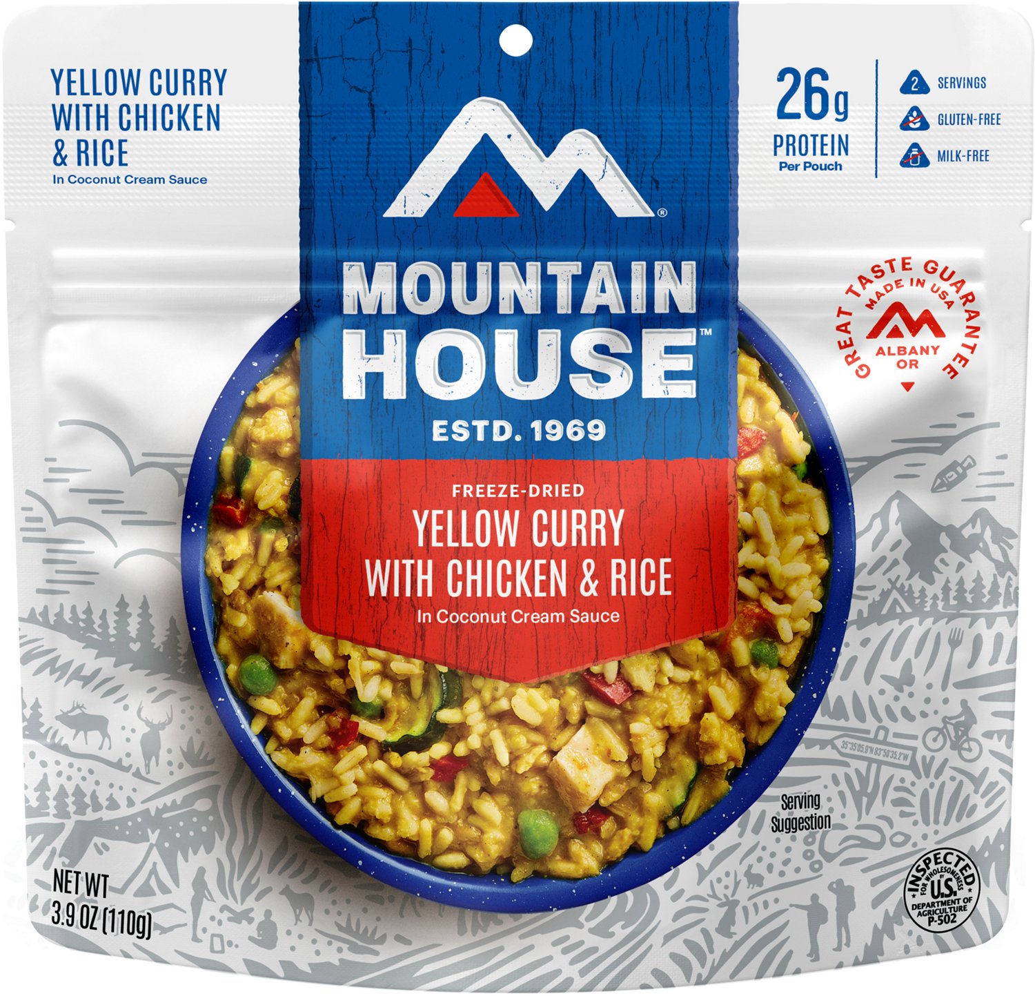 Mountain House Yellow Curry with Chicken and Rice                                                                               