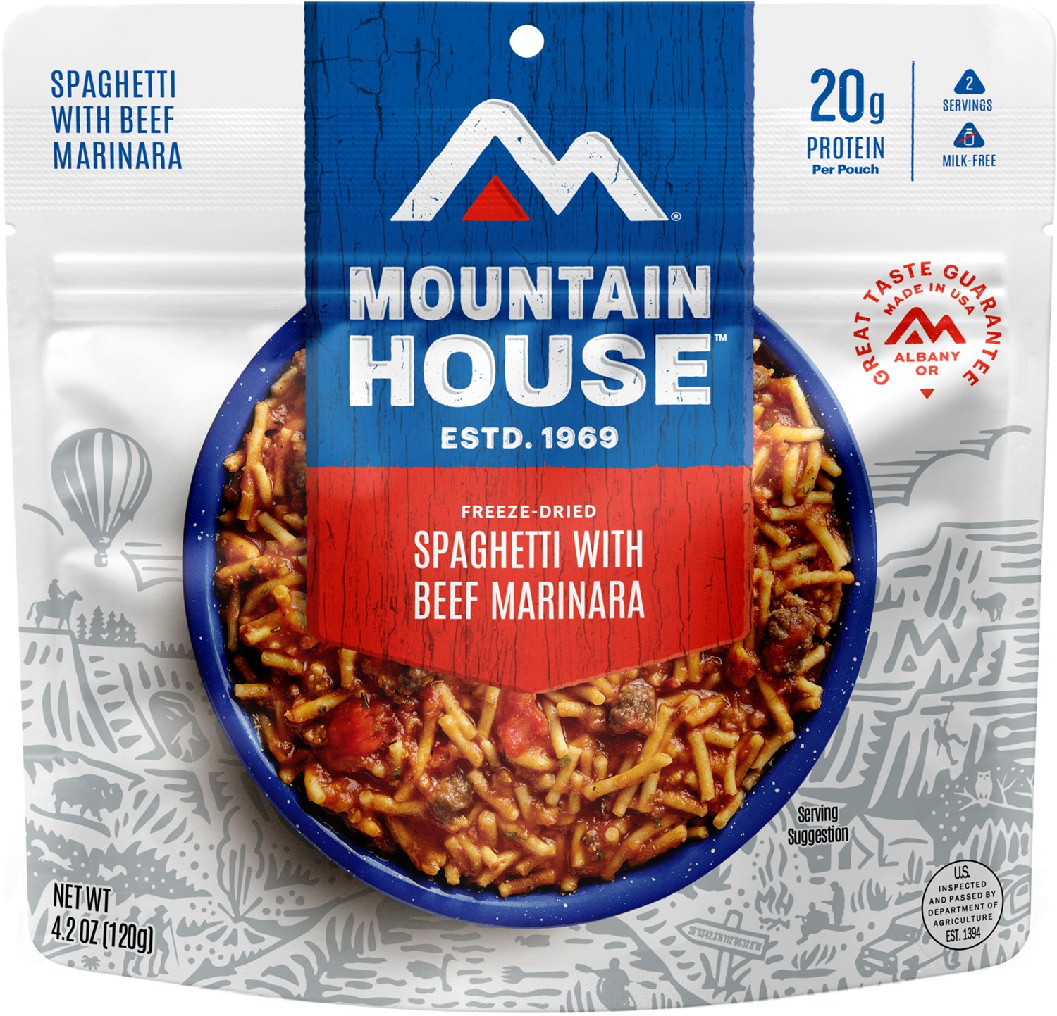 Mountain House Spaghetti with Meat Sauce                                                                                        