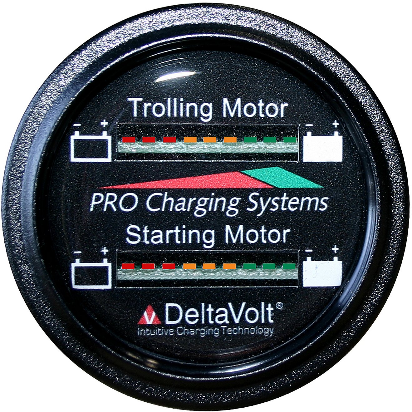 Dual Pro PCS Trolling and Cranking Battery Fuel Gauge                                                                            - view number 1