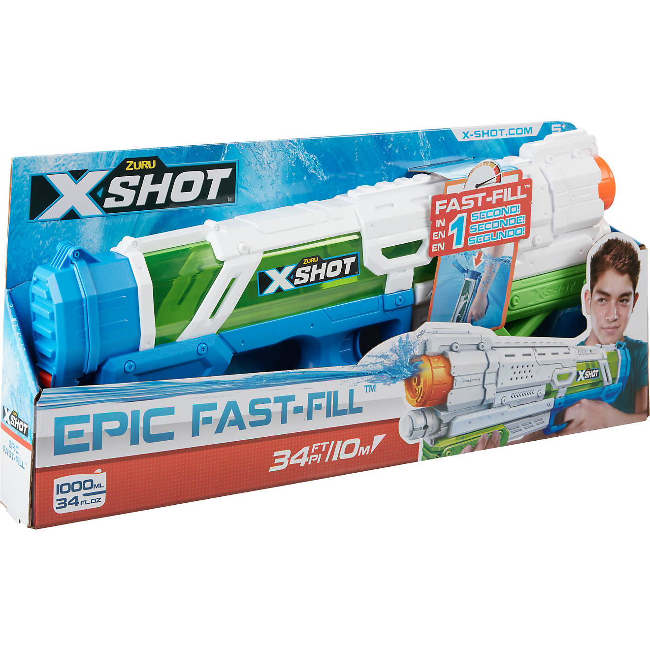 X-SHOT Water Warfare Epic Fast-Fill Large Water Blaster                                                                          - view number 1