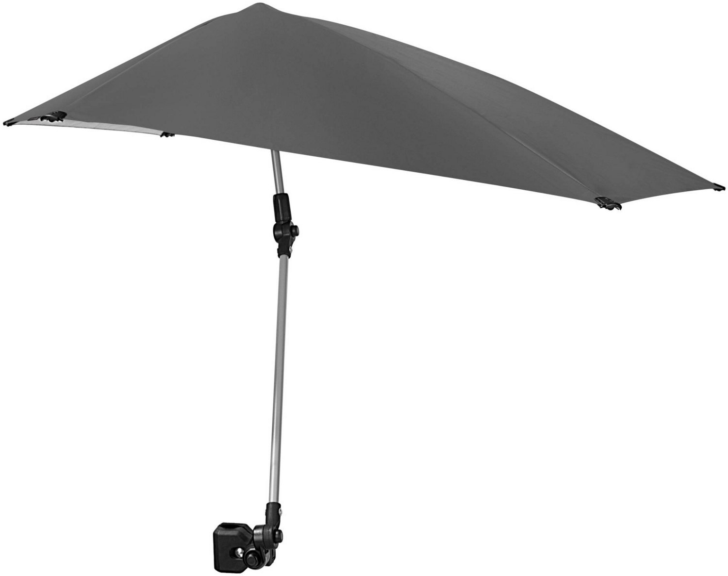 Sport-Brella Versa-Brella Umbrella with Universal Clip - Gray