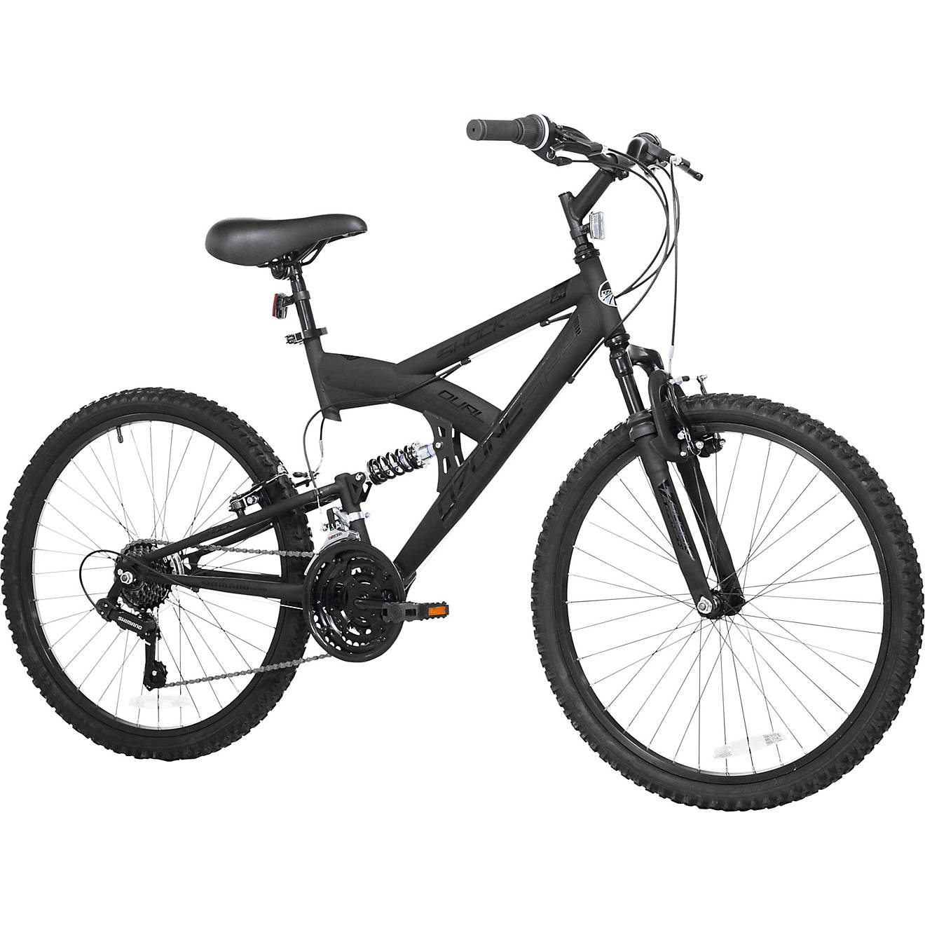 Ozone 500 Boys' Shock Force 24 in 21-Speed Full Suspension Mountain Bike                                                         - view number 1