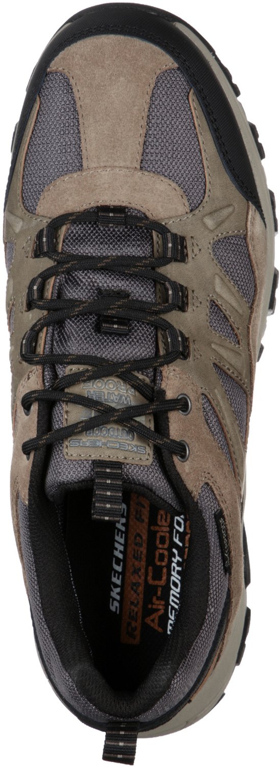 skechers relaxed fit selmen cormack men's waterproof trail sneakers