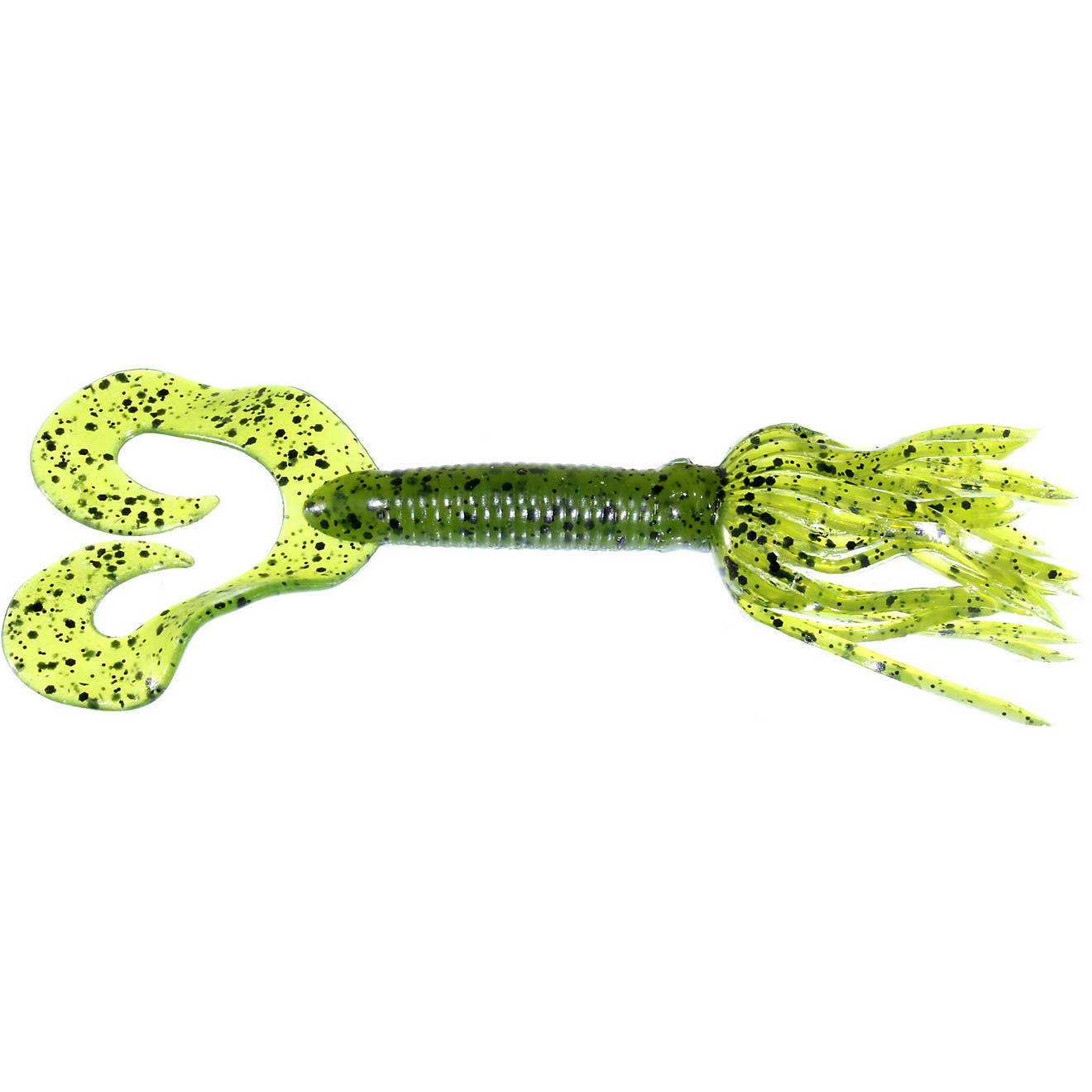 Chompers 4 in Skirted Twin Tail Grub Soft Bait                                                                                   - view number 1
