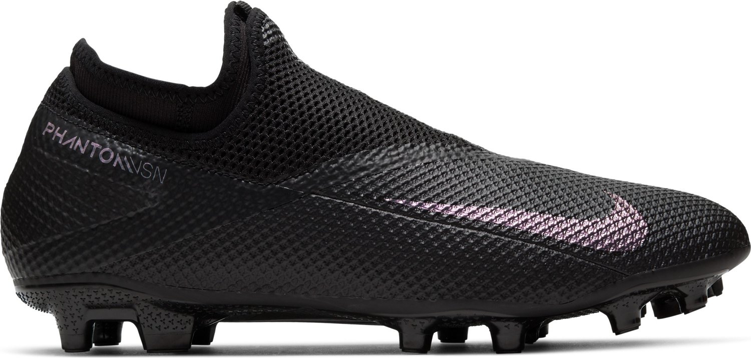 all black soccer shoes